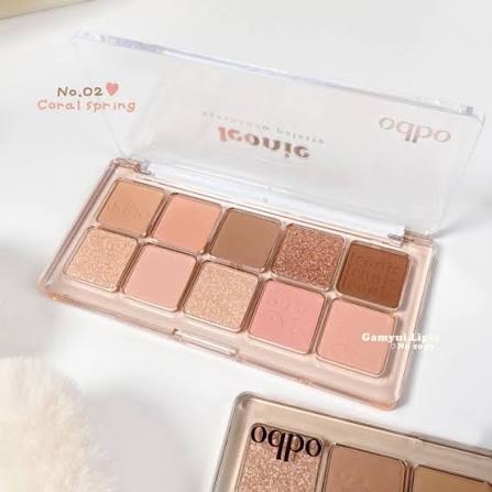 Phấn Mắt Odbo Iconic Eyeshadow Palette Màu 02
