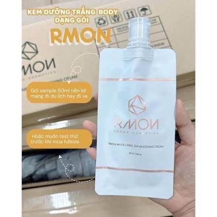 KM Kem Ủ Trắng & Makeup Da Body Rmon White Label Dia Whitening Cream 50ml