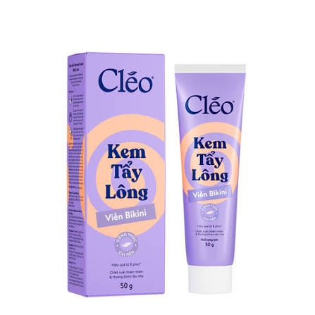 Kem Tẩy Lông Viền Bikini Cleo Hair Removal Cream Bikini Line 50g
