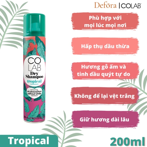 00-Dầu Gội Khô Co Lab Dry Shampoo 200ml