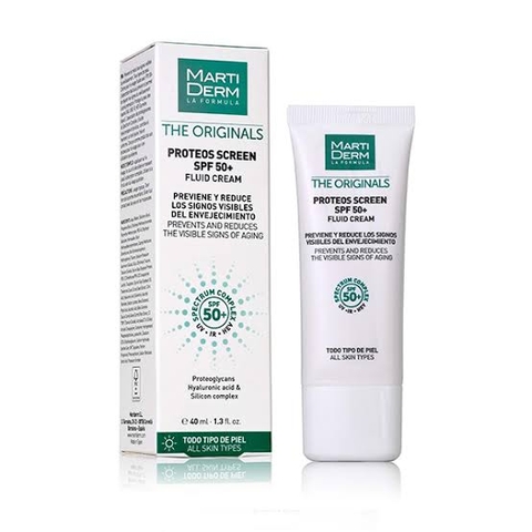 Kem Chống Nắng MartiDerm The Originals Proteos Screen SPF50+ Fluid Cream
