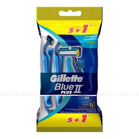 Dao Cạo Gillette Blue II Plus 6 Cây