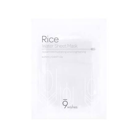Mặt Nạ 9Wishes Rice Water Sheet Mask 25ml