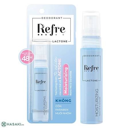 (Rohto) Xịt Khử Mùi Refre Deodorant Lactone Moisturizing 30ml