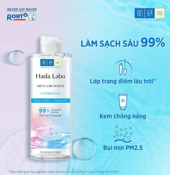 [Rohto] Nước Tẩy Trang Hada Labo Micellar Water Hydrating 240ml