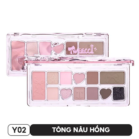 Bảng Phấn Mắt 11 Màu Veecci Ribbon Fantasy Eleven Color Eye Shadow Disk Y02 Gentle Fantasy