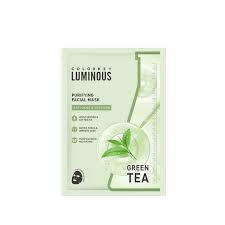 Mặt Nạ Colorkey Luminous Purifying Facial Mask -Green Tea