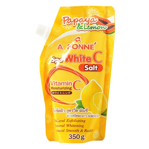 00-Muối Tắm A Bonne Spa White C Moisturizing  Salt 350g