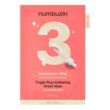 Mặt Nạ Numbuzin No.3 Tingle-Pore Softening Sheet Mask
