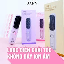 Lược Điện Chải Tóc Không Dây Ion Âm Jary Ion Electric Hair Comb