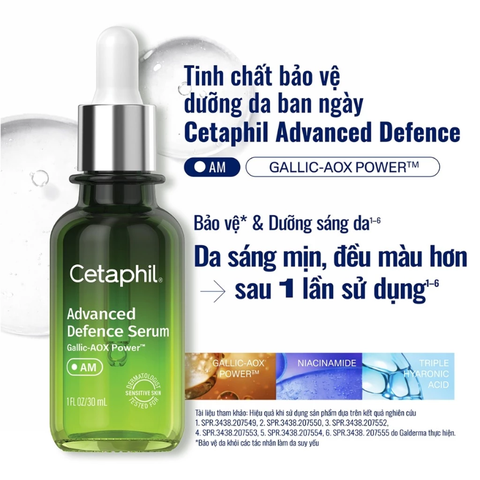 Tinh Chất Bảo Vệ Dưỡng Da Ban Ngày Cetaphil Advanced Defence Serum AM 30ml