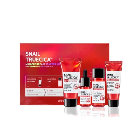 Bộ Phục Hồi Tái Tạo Da SOME BY MI Snail Truecica Miracle Repair Starter Kit - 4 Món