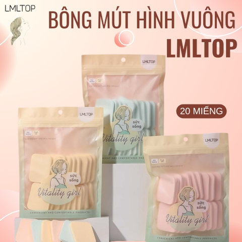 B0889 Bông Phấn Vuông ( 20 Miếng ) LMLTOP