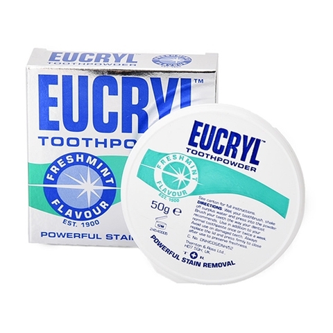 Bột Trắng Răng EUCRYL Tooth Powder - 50g