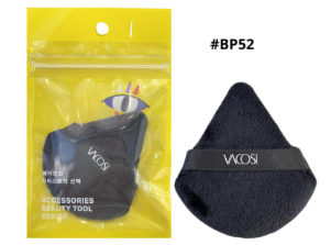 BP52-Bông Phấn Khô VACOSI Tam Giác, Đen (Túi 1 cái)