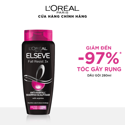 Dầu Gội Loreal Elseve Fall Resist 3X Anti-Hairfall Shampoo-Scaplp+Hair 620ml