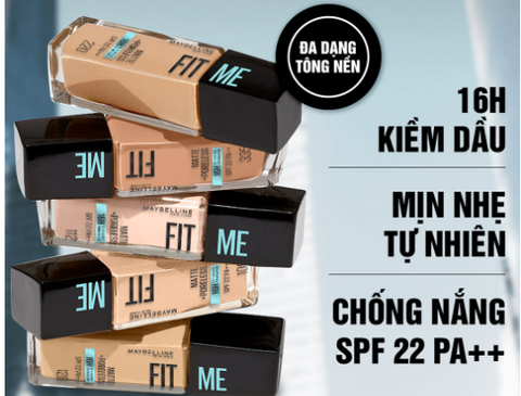 Kem Nền Maybelline Fit Me Matte + Poreless