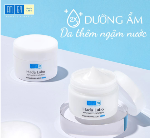 (Rohto) Kem Dưỡng Hada Labo Advanced Nourish Hyaluronic Acid Cream 50g