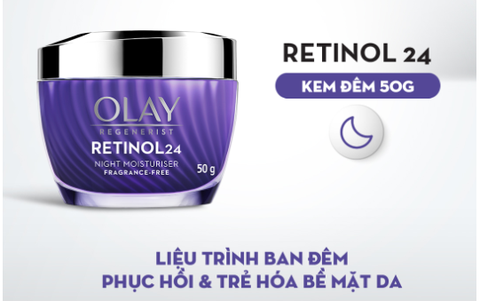 Kem Dưỡng Olay Regenerist Retinol24 Night Moisturiser 50g