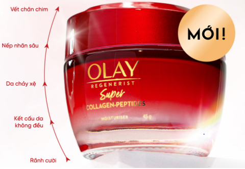 Kem Dưỡng Olay Regenerist Super Collagen Peptides 45g