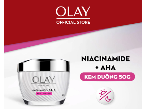 Kem Dưỡng Olay Luminous Niacinamide + AHA Moisturizer 50g