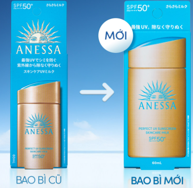Sữa Chống Nắng Dưỡng Da Anessa Perfect UV Sunscreen Skincare Milk 60ml Hộp Giấy