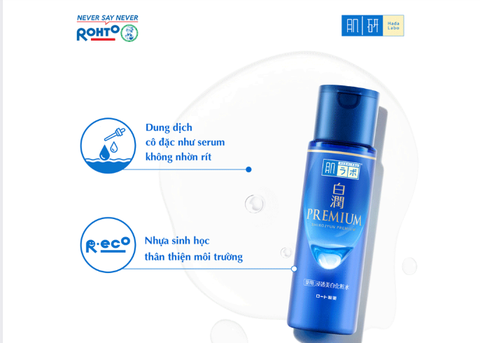 (Rohto) Lotion Dưỡng Trắng Hada Labo Shirojyun Premium Whitening Lotion 170ml