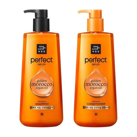 00-Bộ Gội Xã Miseen Perfect Serum Golden Morocco Argan Oil 680ml
