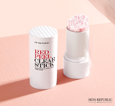 00-Thanh Lăn Mụn So Natural Red Peel Clear Stick 23g