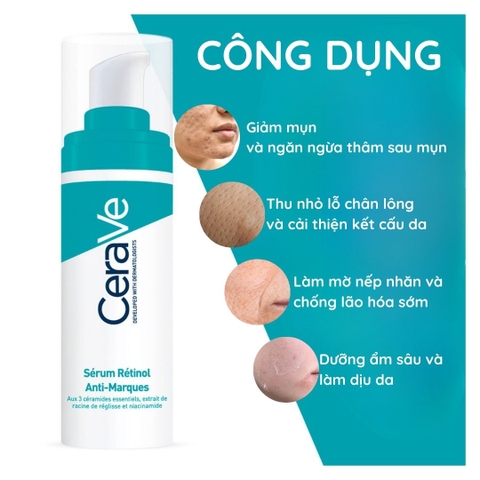 Dưỡng Chất Cerave Resurfacing Retinol Serum 30ml