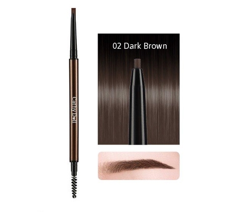 Chì Mày Siêu Mảnh Cathy Doll Skin Brown Pencil #02 Dark Brown