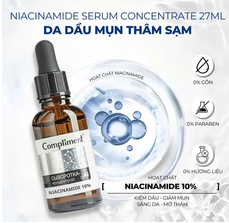 Tinh Chất Compliment Niacinamide 10% 27ml