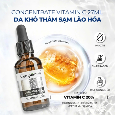 Tinh Chất Compliment Vitamin C 20% 27ml