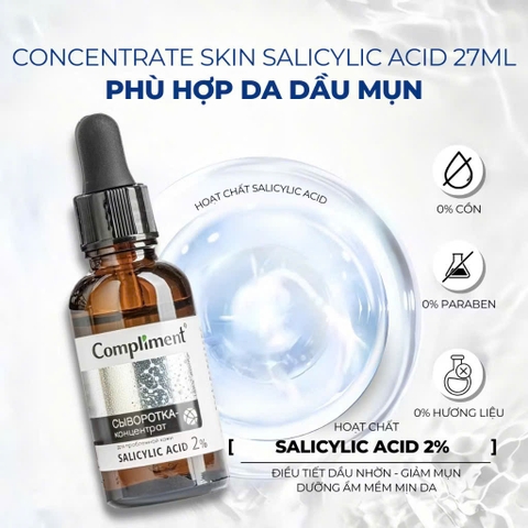Tinh Chất Compliment Salicylic Acid 2% 27ml