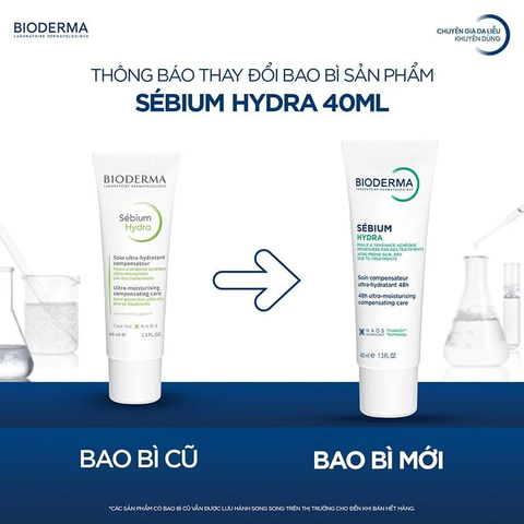 [BIODERMA] Kem Dưỡng Bioderma Sebium Hydra 40ml