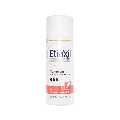 Etiaxil Détranspirant Traitement transpiration excessive Pieds Peaux normals 100ml-Khử Mùi Đặc Trị Chân/Tay Dành Cho Da Thường
