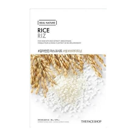 Mặt Nạ The Face Shop Real Nature Rice Face Mask 20g