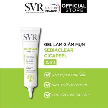 Gel Làm Giảm Mụn SVR Sebiaclear Cicapeel 15ml