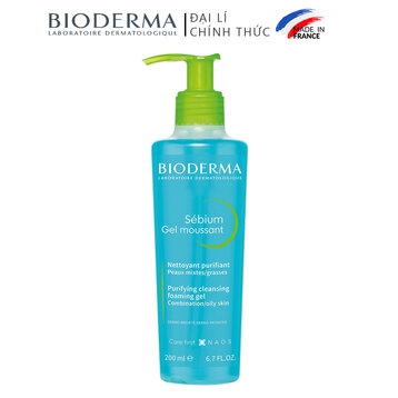 Gel Rửa Mặt Bioderma Sebium Gel Moussant