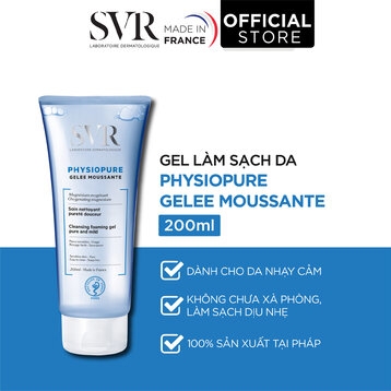 Gel Rửa Mặt SVR Physiopure Cleansing Foaming Gel 200ml