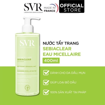 Nước Tẩy Trang SVR Sebiaclear Eau Micellaire 400ml