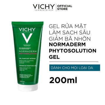 Sữa Rửa Mặt Dạng Gel Vichy Normadem Phytosolution Intensive Purifying Gel