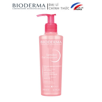 Gel Rửa Mặt  Bioderma Sensibio Gel Moussant