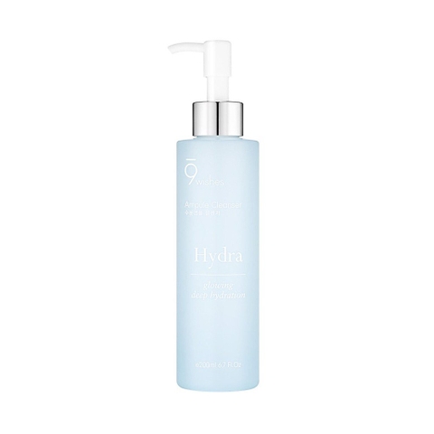 Gel Rửa Mặt Cấp Ẩm 9 Wishes Hydra Cleansing Ampule Glowing Deep Hydration