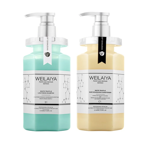 00-Bộ Gội Xã Weilaiya Perfum Repair Serise White Truffle Lightness S1+ C1(2x450ml)