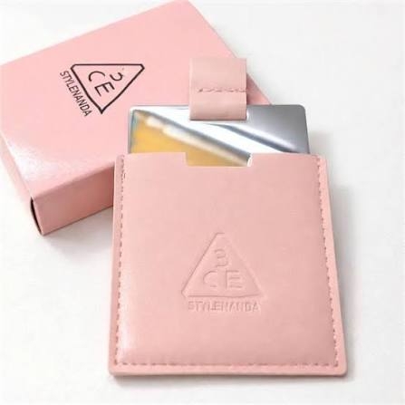 KM Gương 3CE Mini Square Mirror - Pink