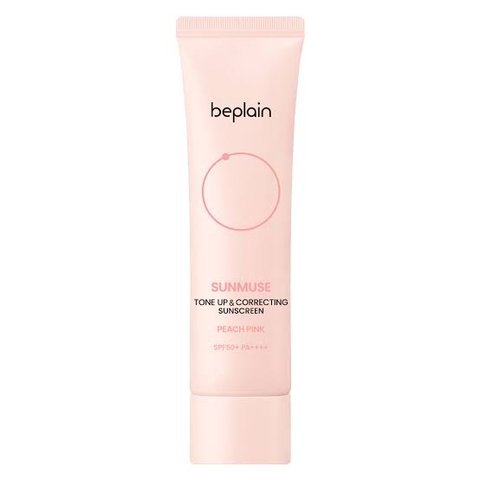 Kem Chống Nắng Beplain Sunmuse Tone Up & Correcting Sunscreen Peach Pink SPF50+ PA++++ 50ml