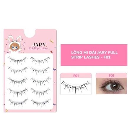 Lông Mi Giả Gân Trong Jary Full Strip Lashes