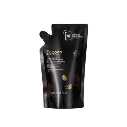 The Cocoon Tẩy Tế Bào Chết Cơ Thể Cà Phê Đắk Lắk  Dạng Túi 200ml