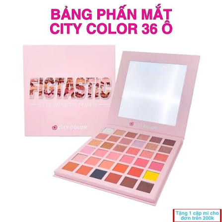 Bảng Phấn Mắt 36 Ô City Color Figtastic Eye Shadow Palette